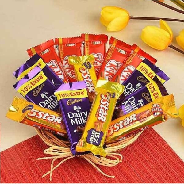 SFU E Com Assorted Chocolate Gift Hamper | Chocolate Gift For Birthday, Anniversary, Valentine, Diwali, Rakhi, New Year | 011 - Image 2