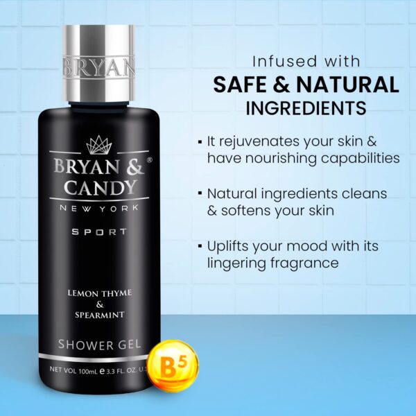 Bryan & Candy Complete Face & Body Care Kit | Valentine's Day Gift Set For Men | 100% Vegan | Skin-Friendly pH 5.5 for All Skin Types,SLS & Paraben Free (LEMON & THYME KIT) - Image 8