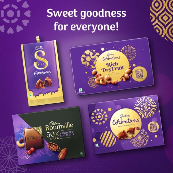 Cadbury Celebrations Premium Selections Assorted Chocolate Gift Pack, 186 g - Image 6