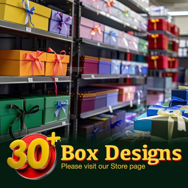 RBS - Rigid Box Sivakasi Floral Gift Boxes For Packaging (23 X 16 10Cm) Gifting (1 Pack) Packing Box Multipurpose Hamper Holds Upto 5Kg Empty (Purple Haze) - Image 3