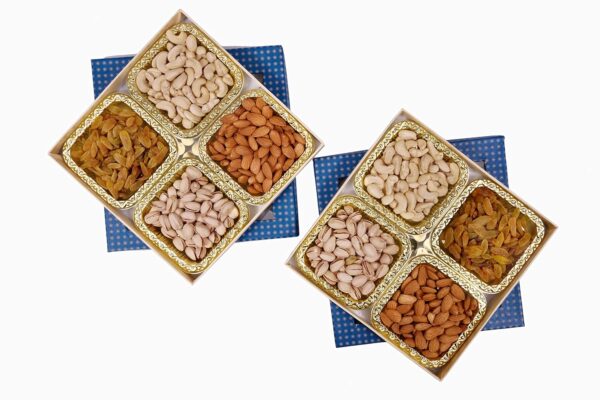 Nature Vit Dry Fruits Combo Gift Pack, 400G (Cashew, Almond, Pistachios, And Raisins) - Healthy Gift Hamper Every Occasion, Diwali Gift Pack Family, Corporate Office Gifts Combo, Deepawali Pack - Image 4
