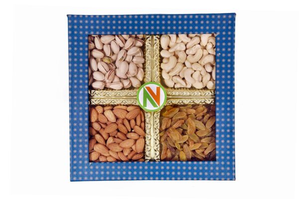 Nature Vit Dry Fruits Combo Gift Pack, 400G (Cashew, Almond, Pistachios, And Raisins) - Healthy Gift Hamper Every Occasion, Diwali Gift Pack Family, Corporate Office Gifts Combo, Deepawali Pack - Image 2