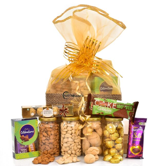 NUTRI MIRACLE Pongal Dry Fruits and Chocolates Gift Pack for Colleagues and Boss | Lohri Gifts for Family and Friends - Image 5
