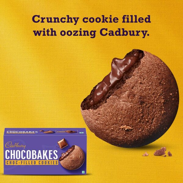Cadbury Chocobakes Chocfilled Cookies, 126.5 g - Image 4
