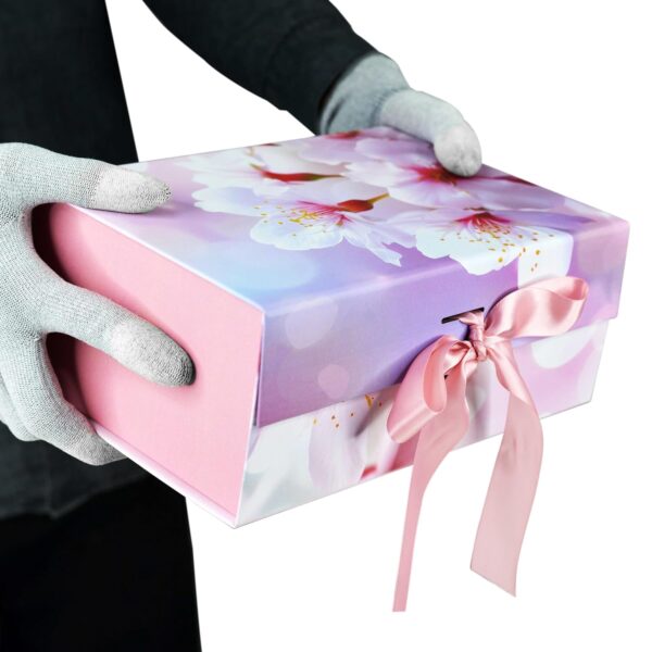 RBS - Rigid Box Sivakasi Floral Gift Boxes For Packaging (23 X 16 10Cm) Gifting (1 Pack) Packing Box Multipurpose Hamper Holds Upto 5Kg Empty (Purple Haze) - Image 7