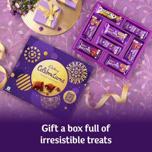Cadbury Celebrations Premium Selections Assorted Chocolate Gift Pack, 186 g - Image 3
